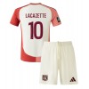 Olympique Lyonnais Alexandre Lacazette #10 Tredjedraktsett Barn 2024-25 Kortermet (+ korte bukser)